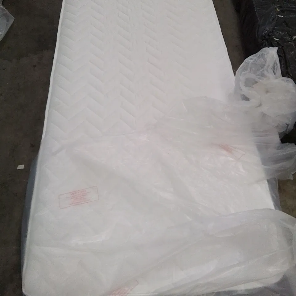 QUALITY BAGGED ADAMINE SERENITY COIL SPRUNG SINGLE 3FT MATTRESS 