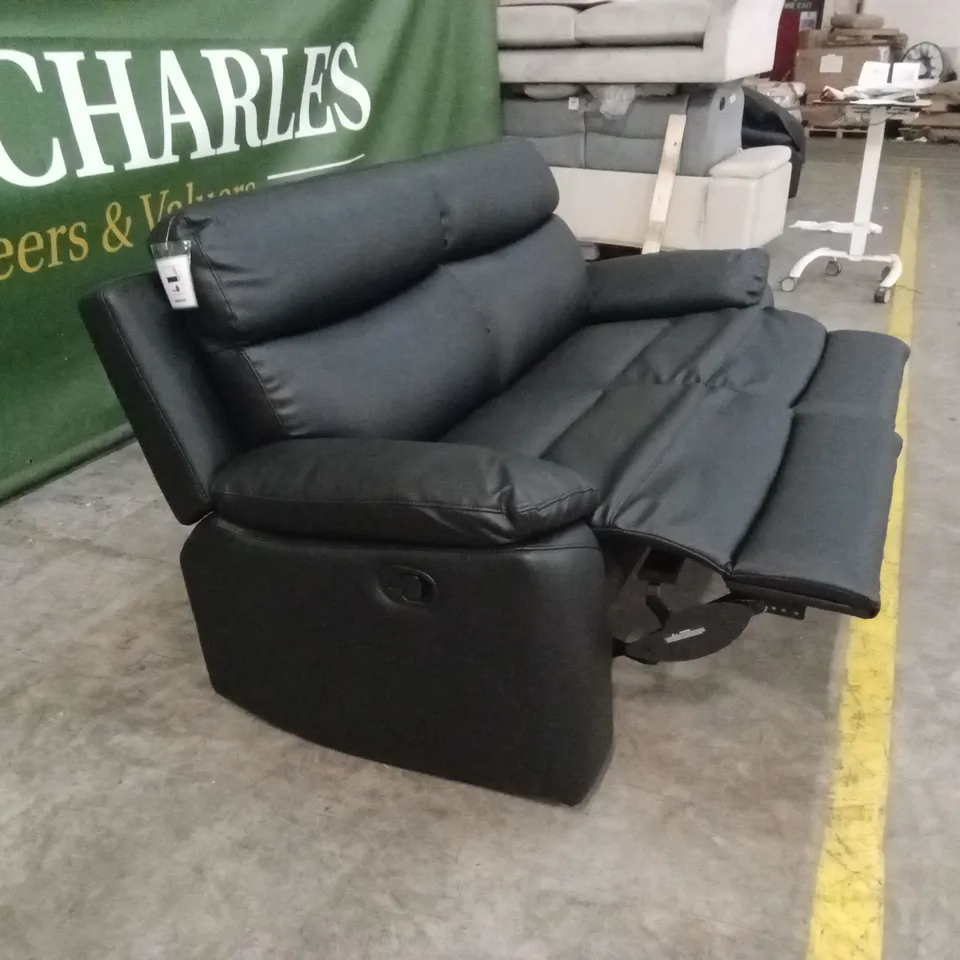 EDISON 3 SEATER LUXURY FAUX LEATHER RRP £799