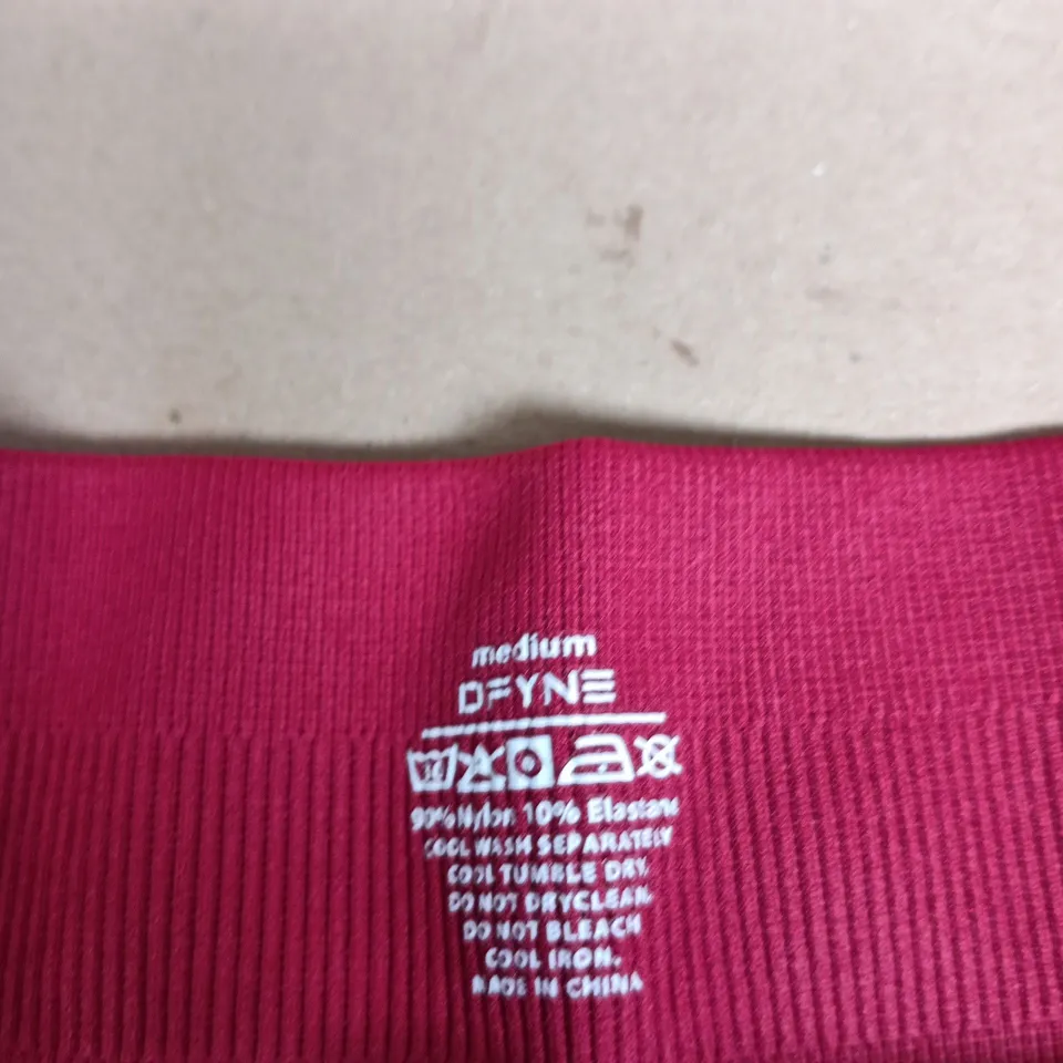 DFYNE PINK LADIES' SHORTS – MEDIUM