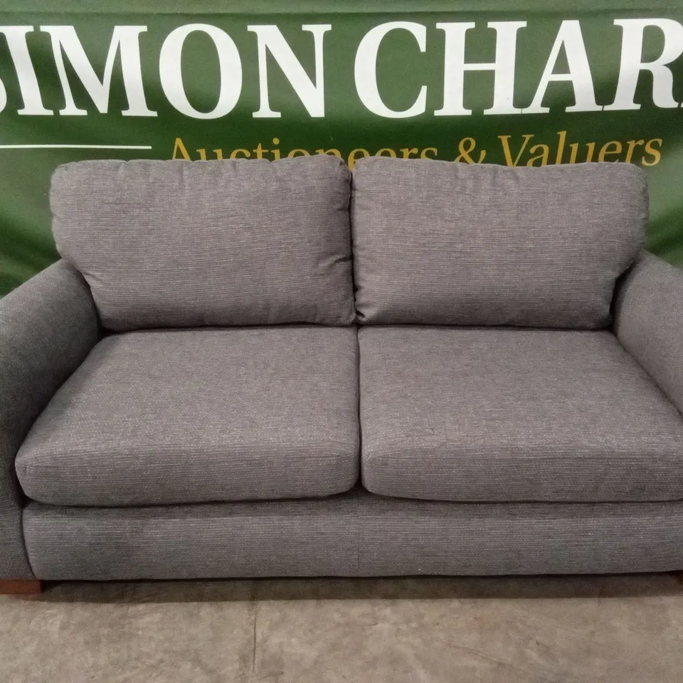 NEW BAILEY FABRIC 3 SEATER SOFA - CHARCOAL RRP £599