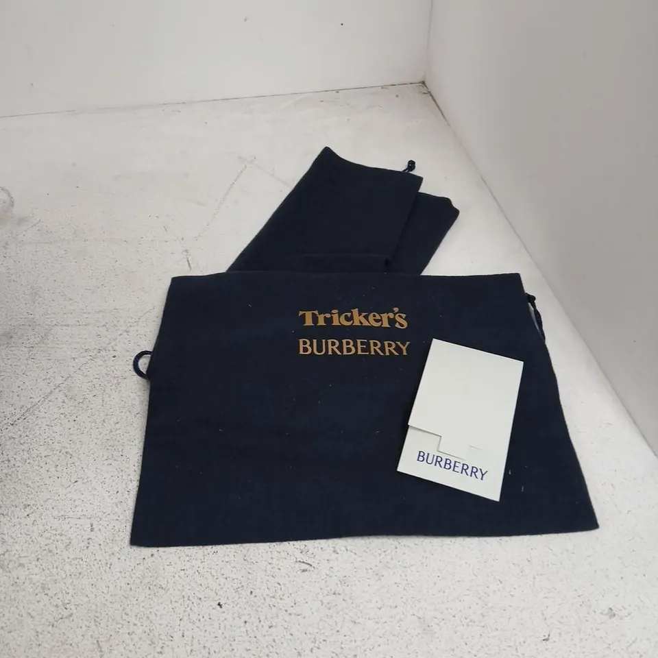TRICKER'S X BURBERRY ANKLE BOOTS – TAN SUEDE CHELSEA BOOTS, UK7