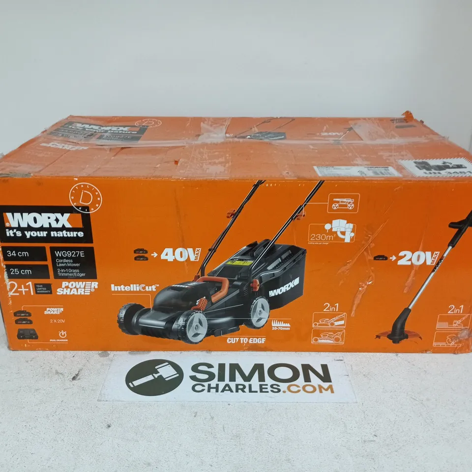 WORKX 20V MAX LAWNMOWER - COLLECTION ONLY