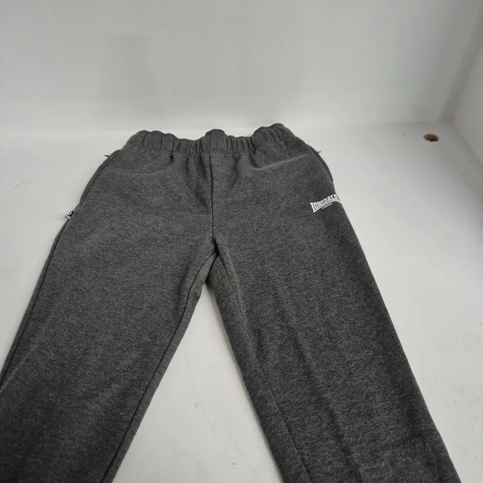 LONSDALE LONDON CHARCOAL JOGGERS – MEN'S M