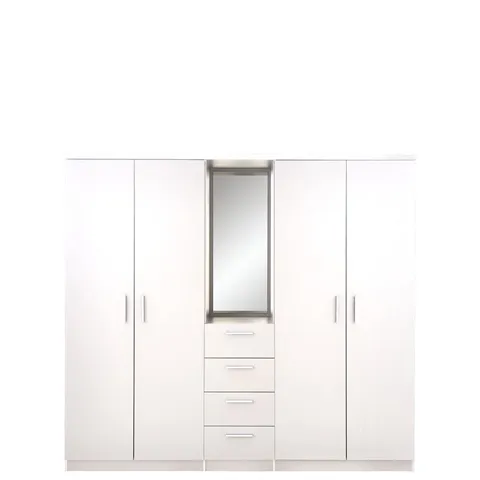 PANAMA 4 DOOR 4 DRAWER COMBI FITMENT WHITE (5/5 BOXES)