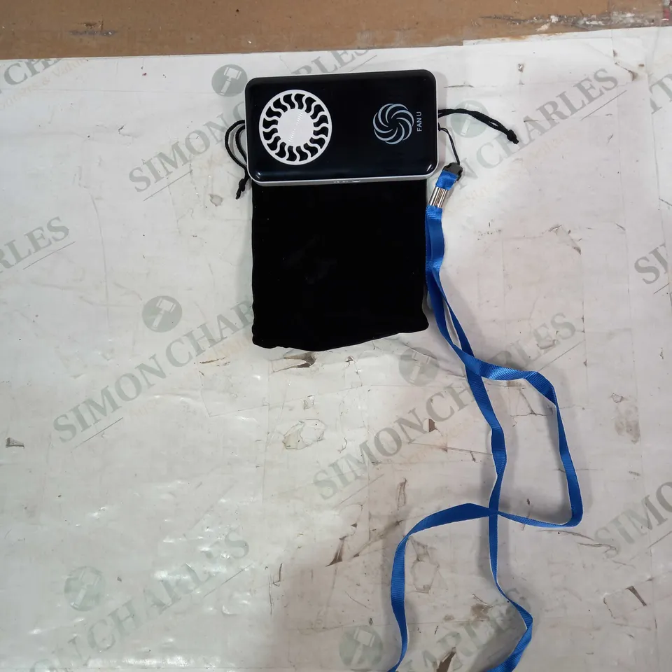 BOXED FAN U PORTABLE & RECHARGEABLE FAN - BLACK