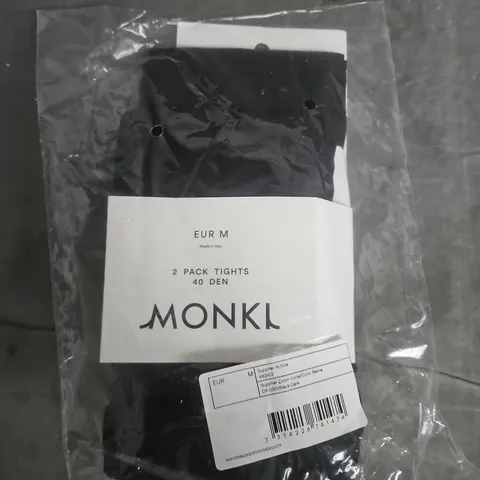 MONKI 2 PACK TIGHTS 40 DEN – EUR M (MADE IN ITALY)