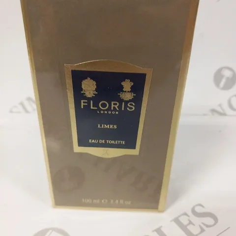 BOXED AND SEALED FLORIS LONDON LIMES EAU DE TOILETTE 100ML