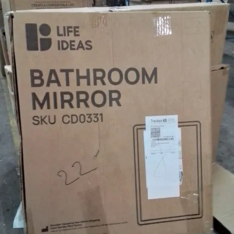 BOXED BATHROOM MIRROR 