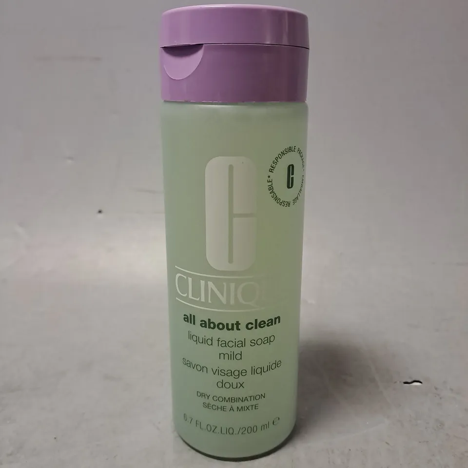 CLINIQUE ALL ABOUT CLEAN LIQUID FACIAL SOAP MILD 