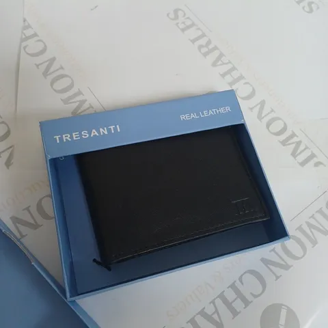 MENS LEATHER WALLET IN BLACK 