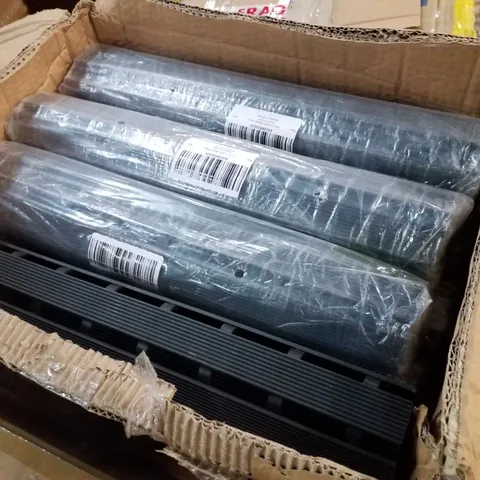 BOX CONTAINING APPROXIMATELY 8 BLACK SHOWER MATS 