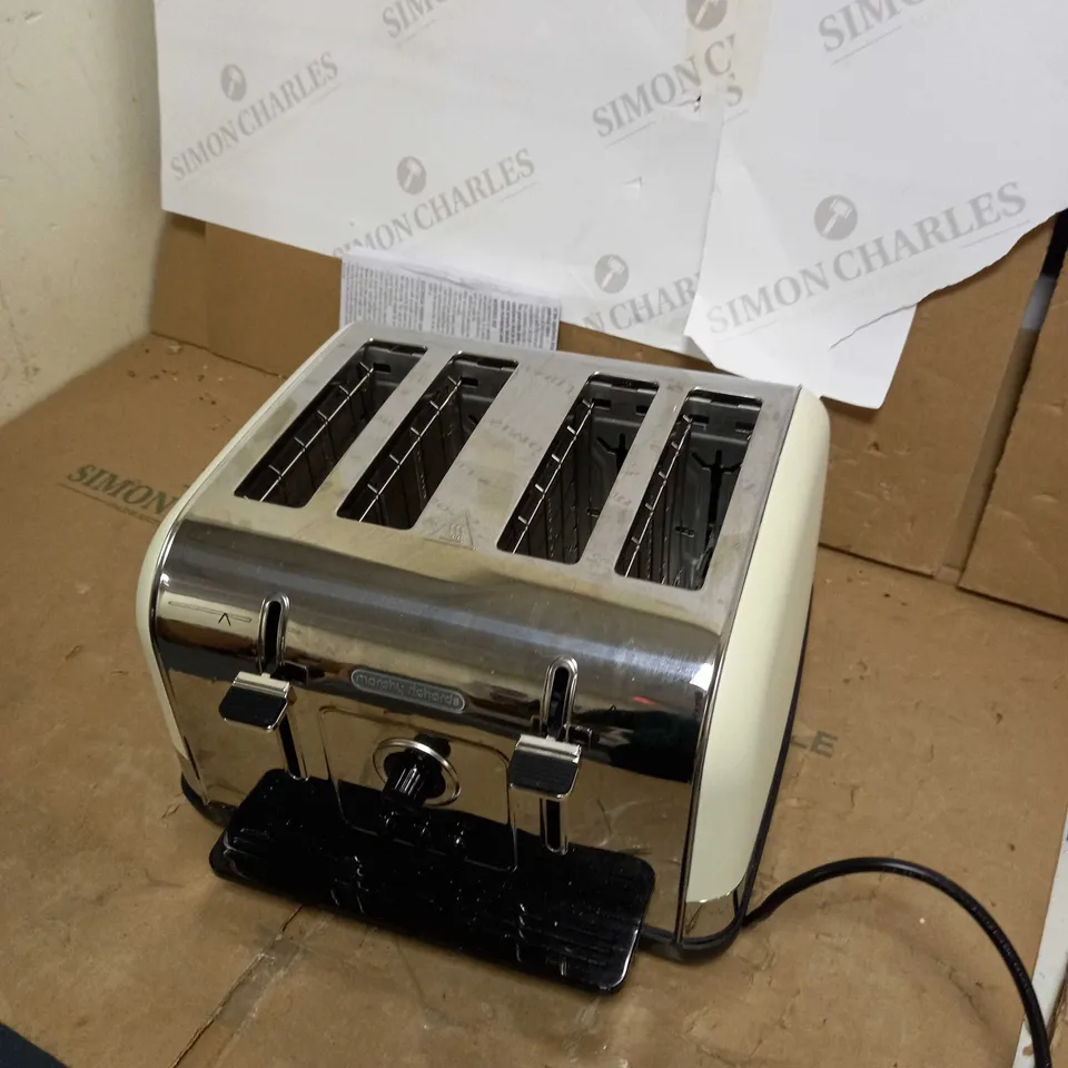MORPHY RICHARDS 240132 VENTURE 4 SLICE TOASTER CREAM