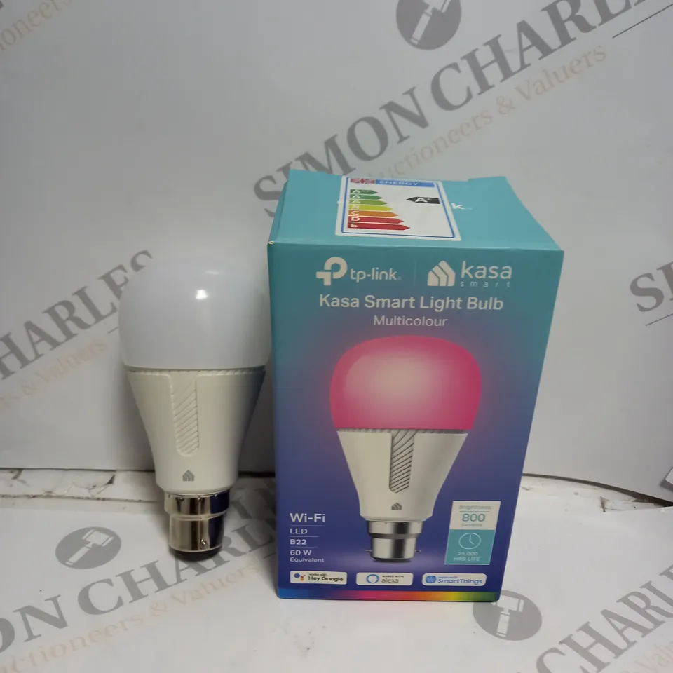 BOXED TP-LINK 60W LED KASA SMART LIGHT BULB - B22 MULTICOLOUR 