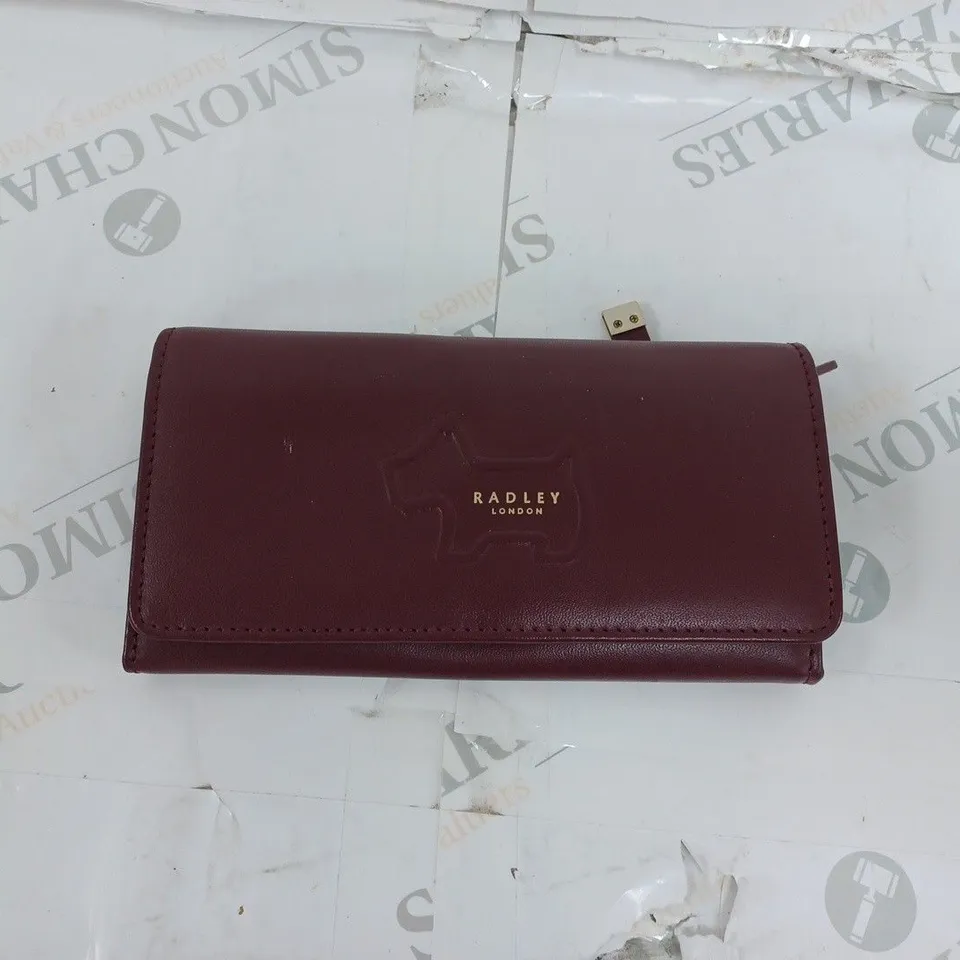 RADLEY LONDON LOGO BURGUNDY PURSE
