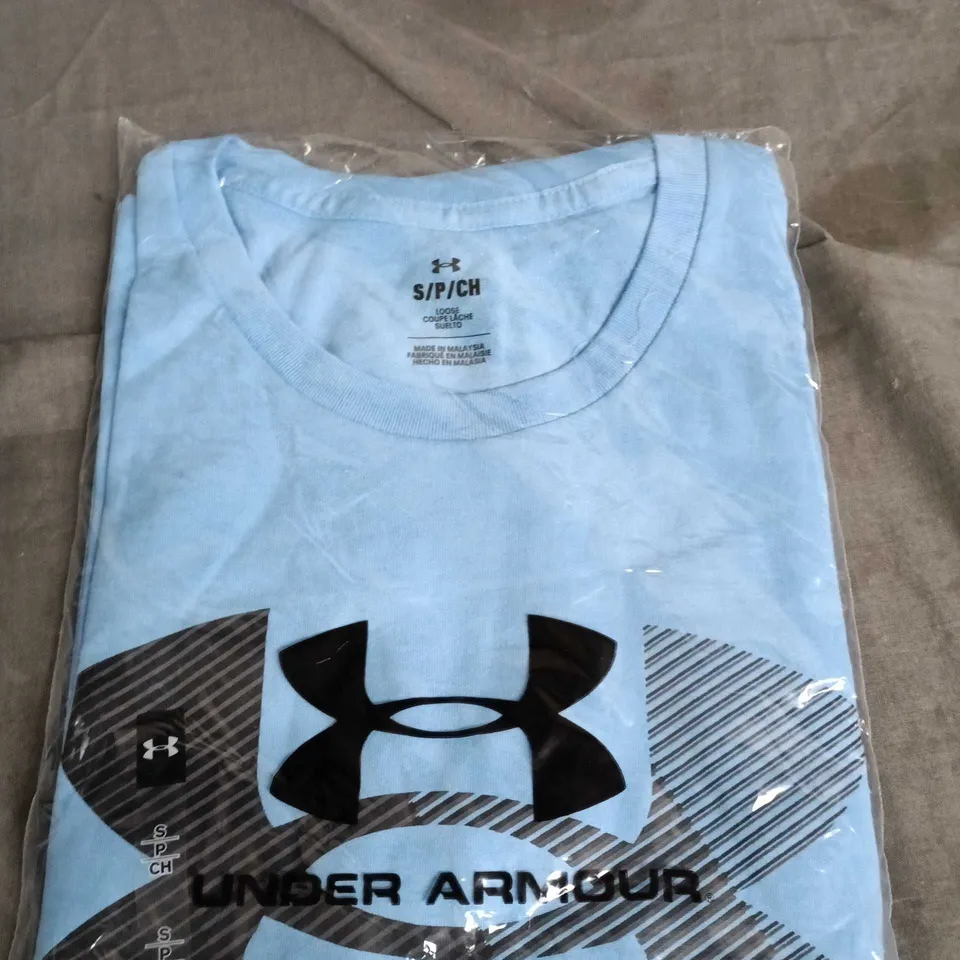 UNDER ARMOUR T-SHIRT – LIGHT BLUE - SIZE S