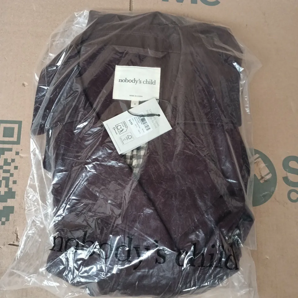 BAGGED NOBODY'S CHILD OKASAN TRENCH COAT IN BROWN SIZE SMALL