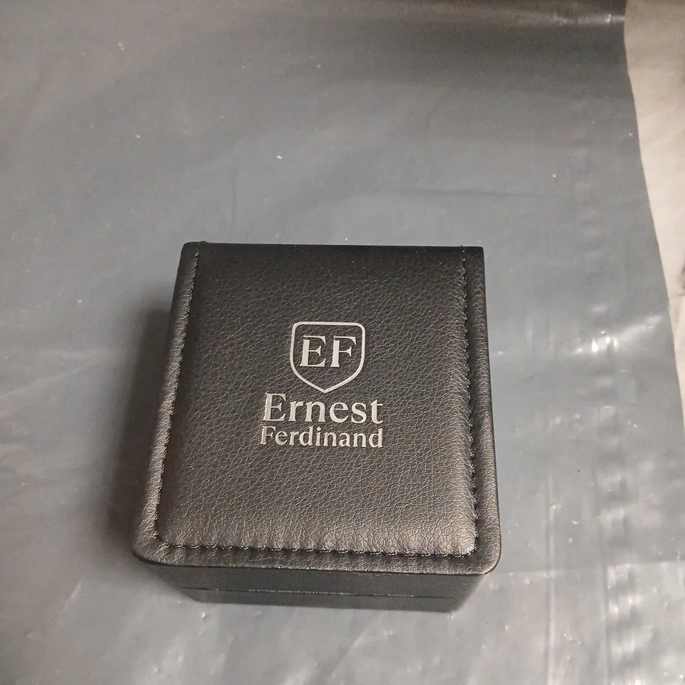 ERNEST FERDINAND WRISTWATCH – GREEN DIAL, GREEN LEATHER STRAP 