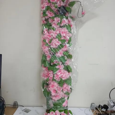 SMART SOLAR 75 LED SOLAR IN-LIT PINK BLOSSOM TRELLIS - COLLECTION ONLY