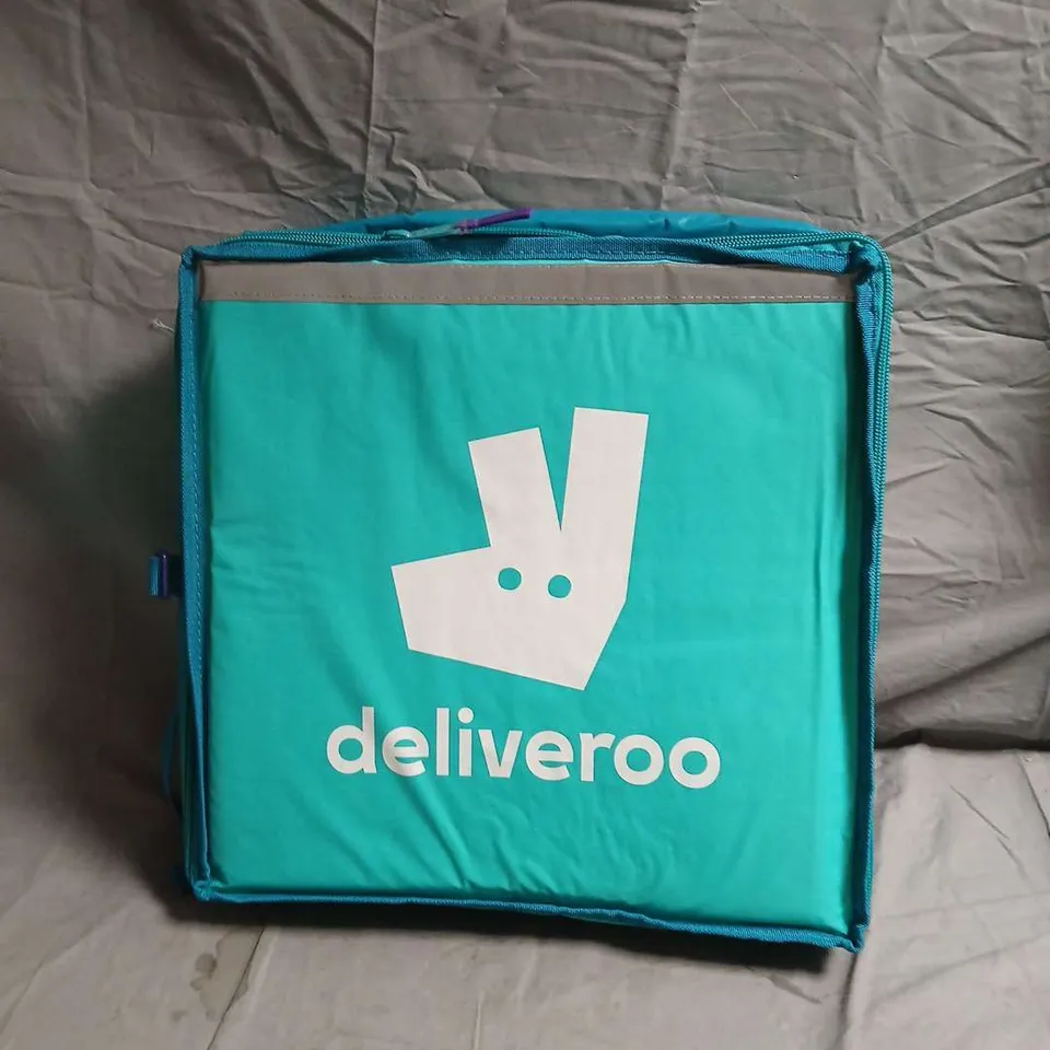 DELIVEROO-BRANDED TURQUOISE BACKPACK