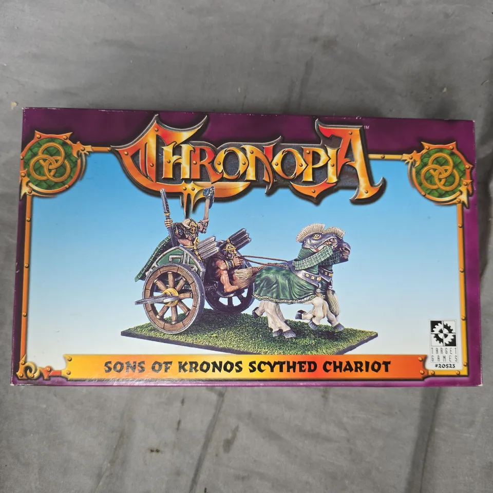 BOXED CHRONOPIA SONS OF KRONOS SCYTHED CHARIOT