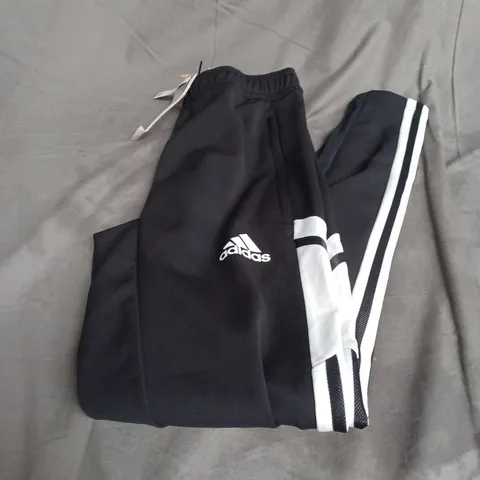 ADIDAS CONTRAST TRAINING PANT IN BLACK SIZE XS