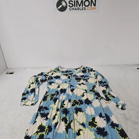WHITE STUFF FLORAL PRINT DRESS, UK 12 (EU 40, US 8)