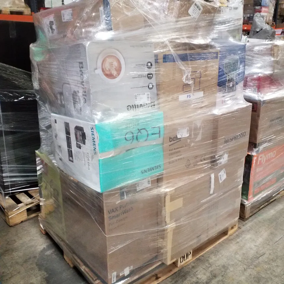 PALLET OF APPROXIMATELY 27 UNPROCESSED RAW RETURN HOUSEHOLD AND ELECTRICAL GOODS TO INCLUDE;