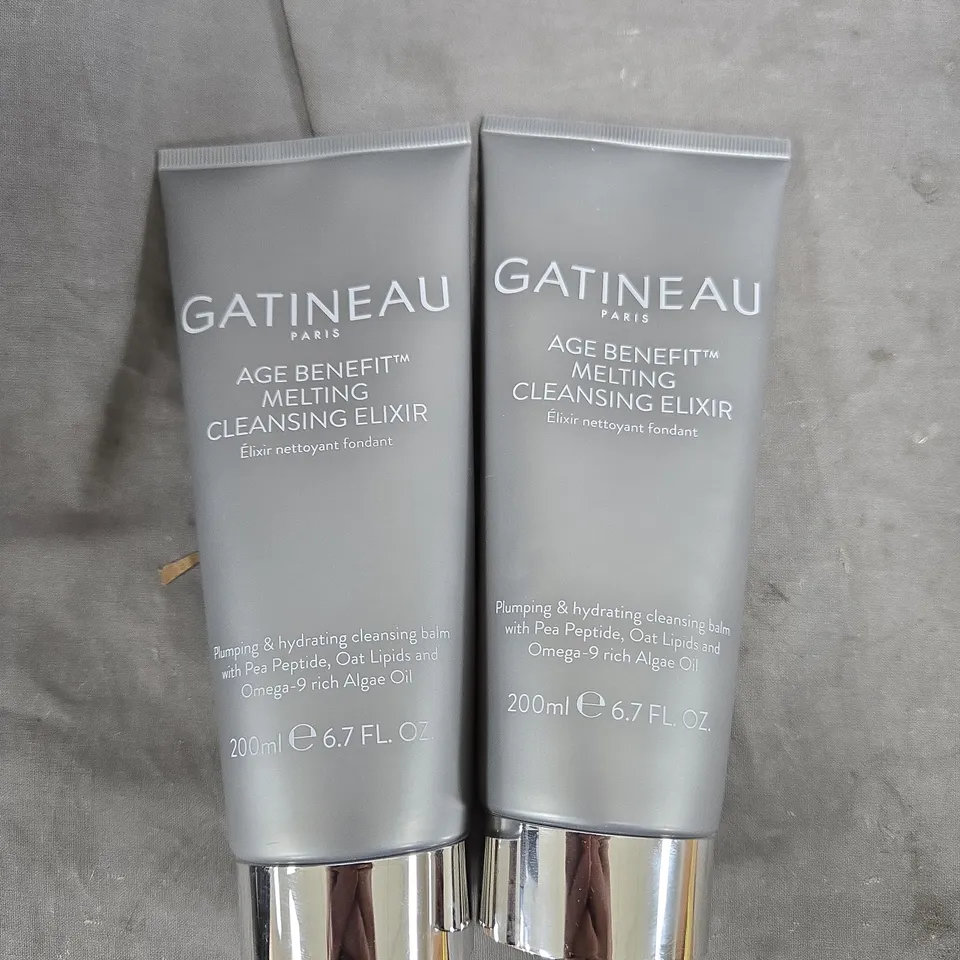 GATINEAU PARIS AGE BENEFIT MELTING CLEANSING ELIXIR 200ML – TWIN PACK