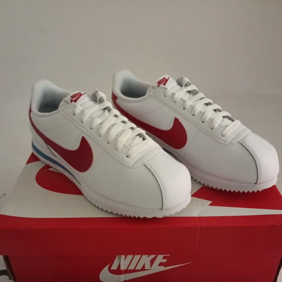 NIKE CORTEZ WHITE/RED/BLUE UK 6 BOXED