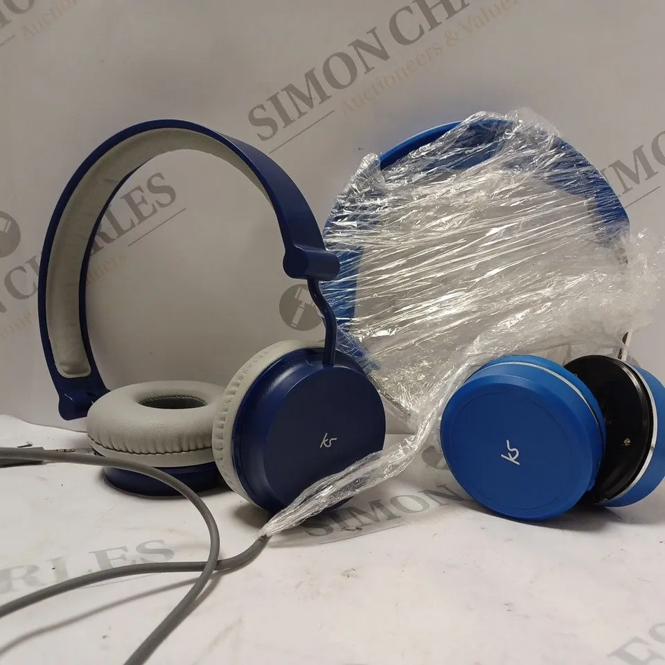BOX OF 2 KITSOUND METRO X HEADPHONES 