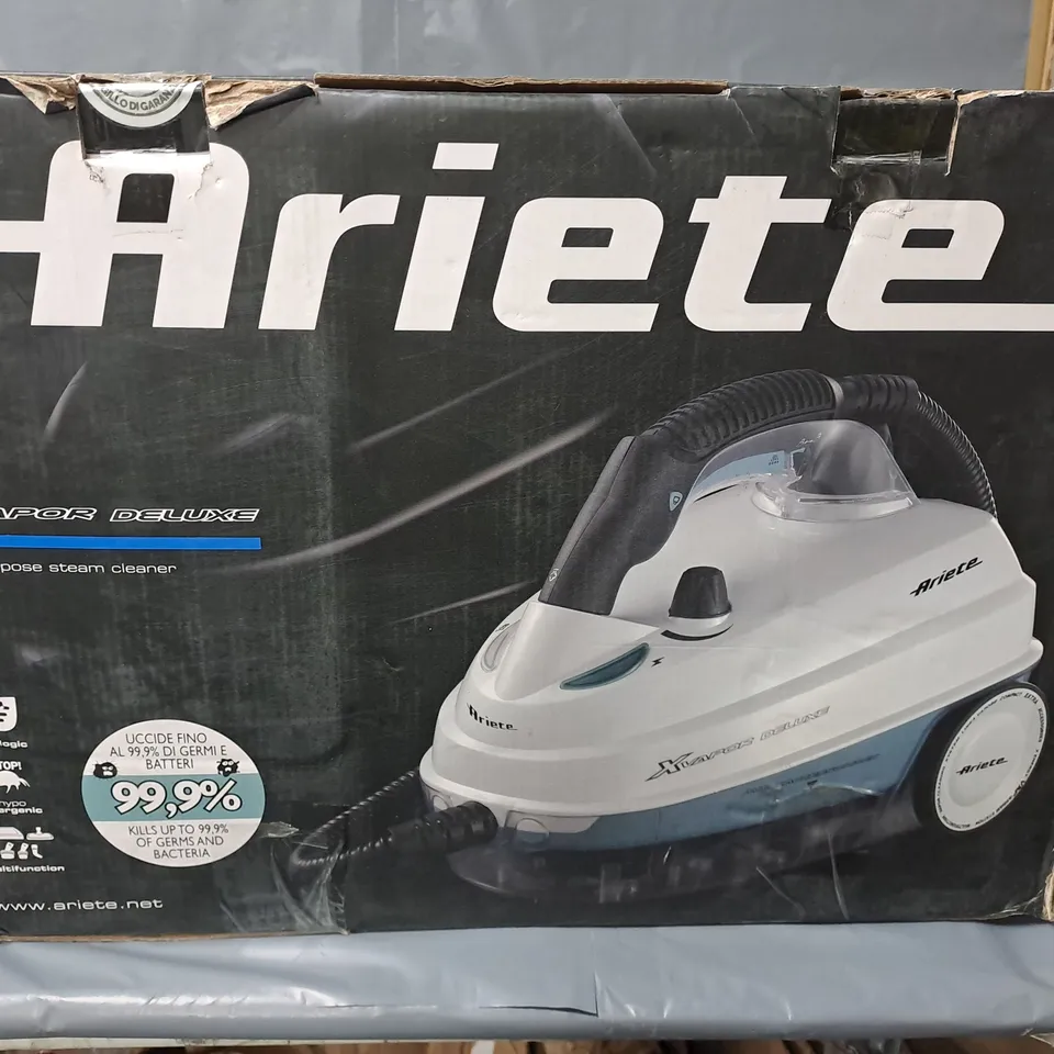 ARIETE VAPOUR DELUXE STEAM CLEANER