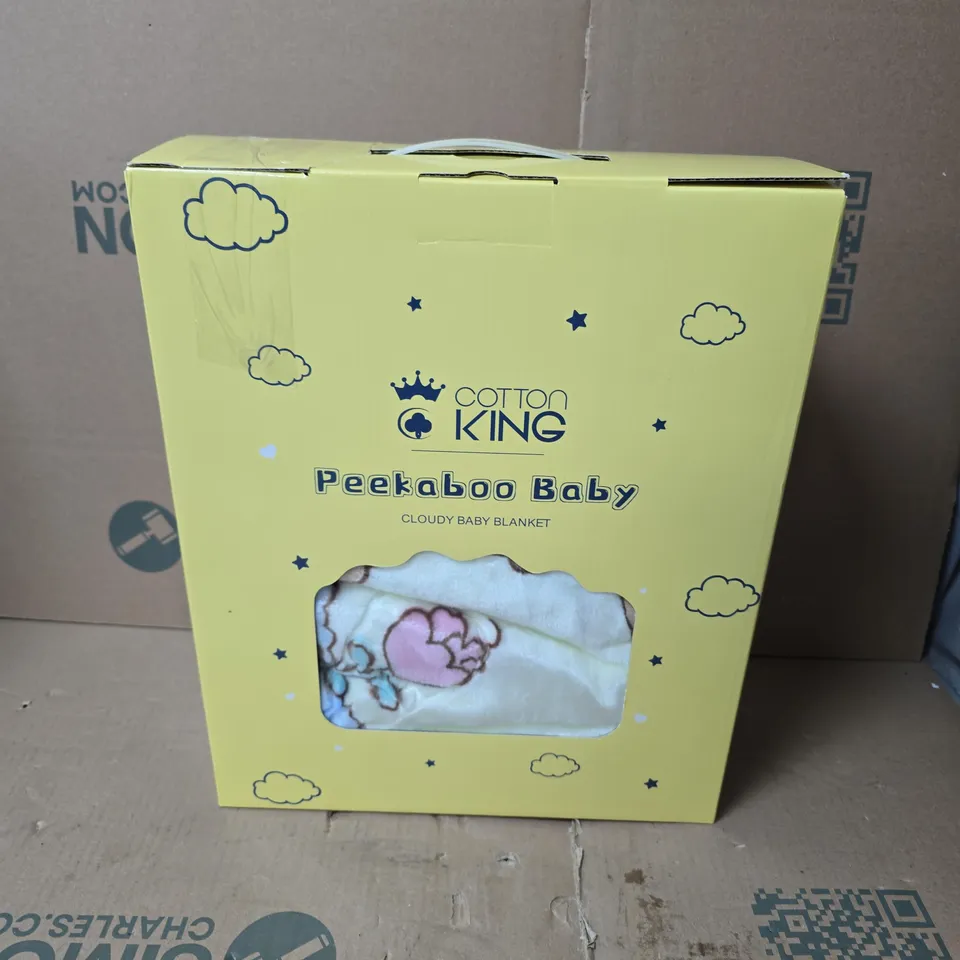 COTTON KING PEEKABOO BABY BLANKET – BOXED