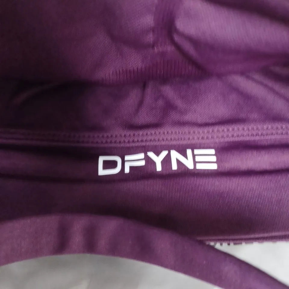 DFYNE PURPLE SPORTS BRA - SIZE SMALL
