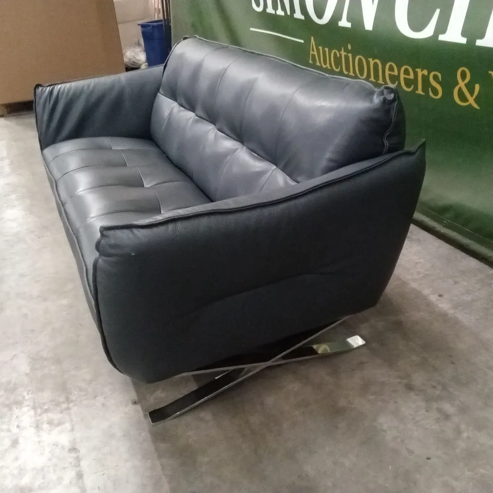 QUALITY DESIGNER ITALIAN MADE SEVILLE LEATHER SOFA
