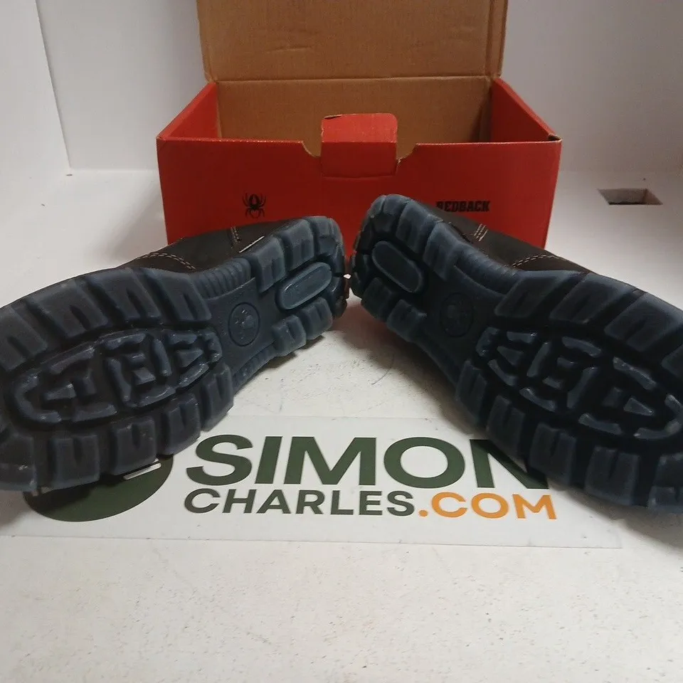 BOBCAT BLACK LEATHER SAFETY BOOTS – CHELSEA STYLE, MEN'S UK 15