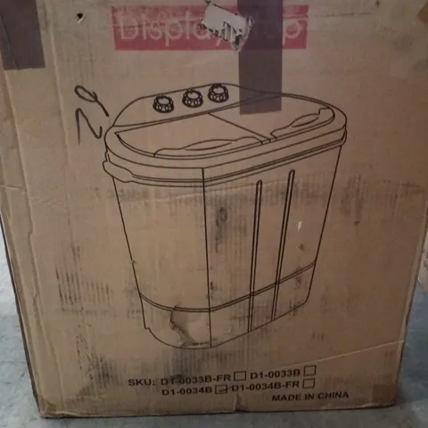 BOXED DISPLAY4TOP ELECTRIC MINI PORTABLE COMPACT 3.6KG CAPACITY WASHER WASHING MACHINE SPIN DRYER LAUNDRY - PURPLE