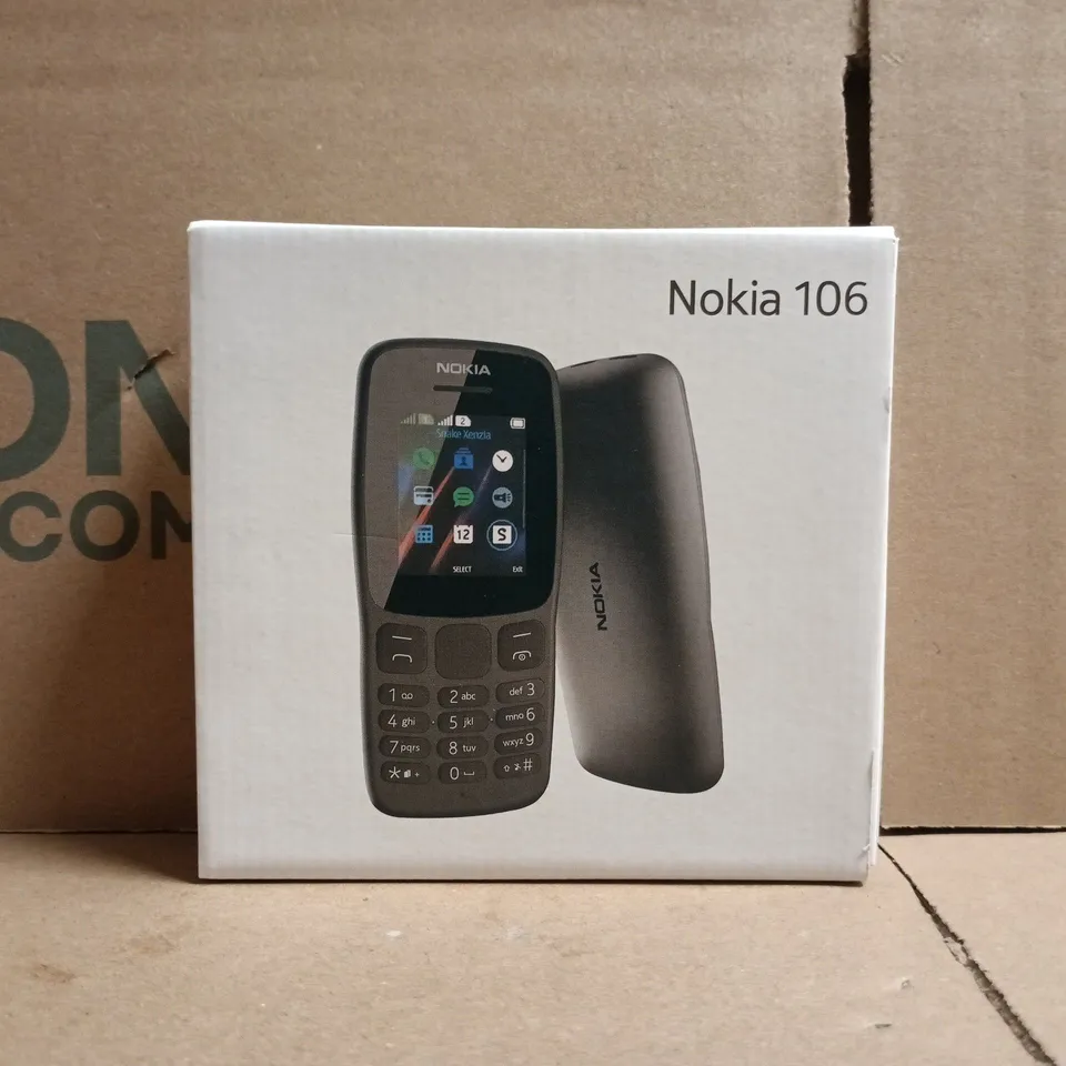 BOXED NOKIA 106 DUAL SIM MOBILE PHONE