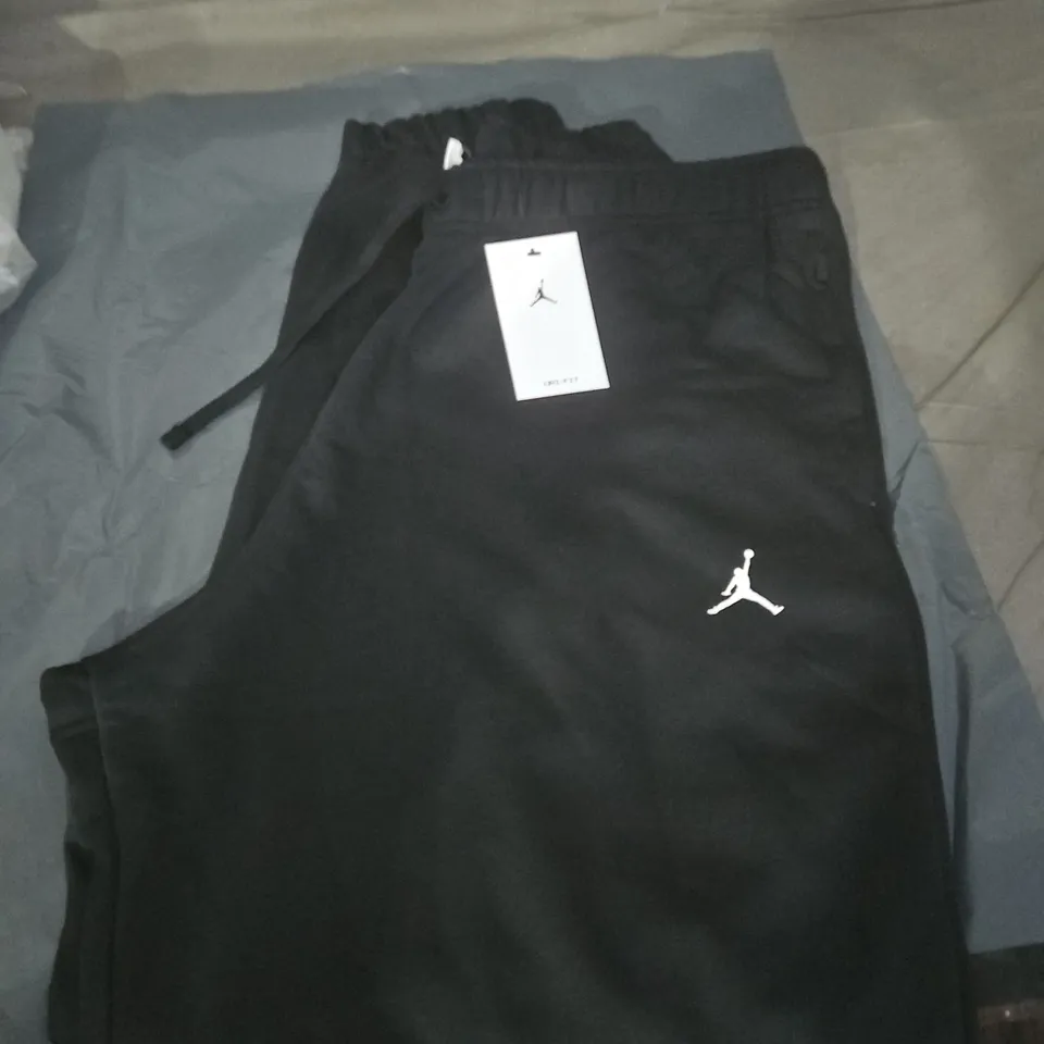 JORDAN JUMPMAN BLACK JOGGERS – MEN'S - SIZE XXL