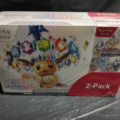 POKÉMON SCARLET & VIOLET PRISMATIC EVOLUTIONS ELITE TRAINER BOX – 2-PACK