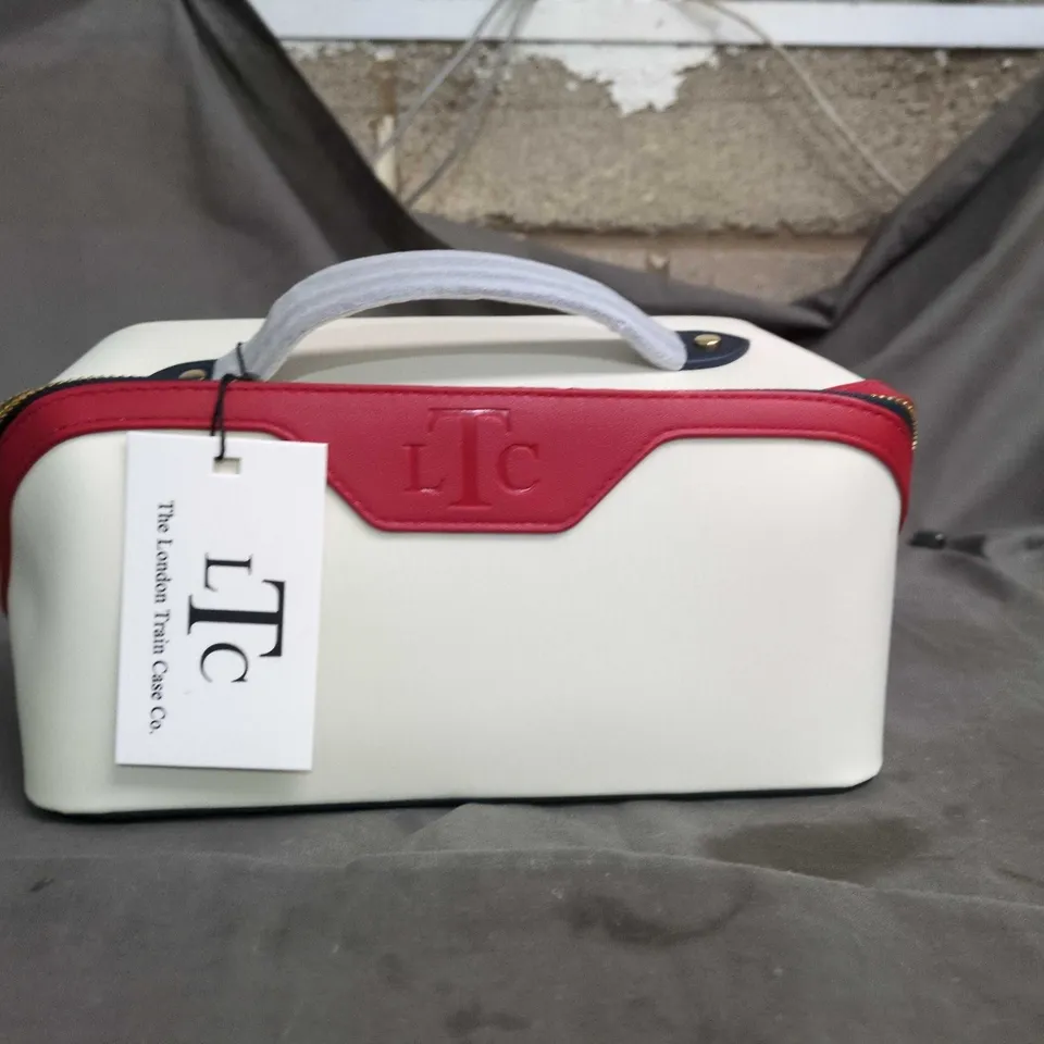 LTC LONDON WHITE TRAIN CASE