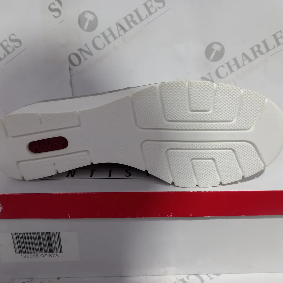 BOXED RIEKER WEDGE SLIP ON SHOES SIZE 7.5
