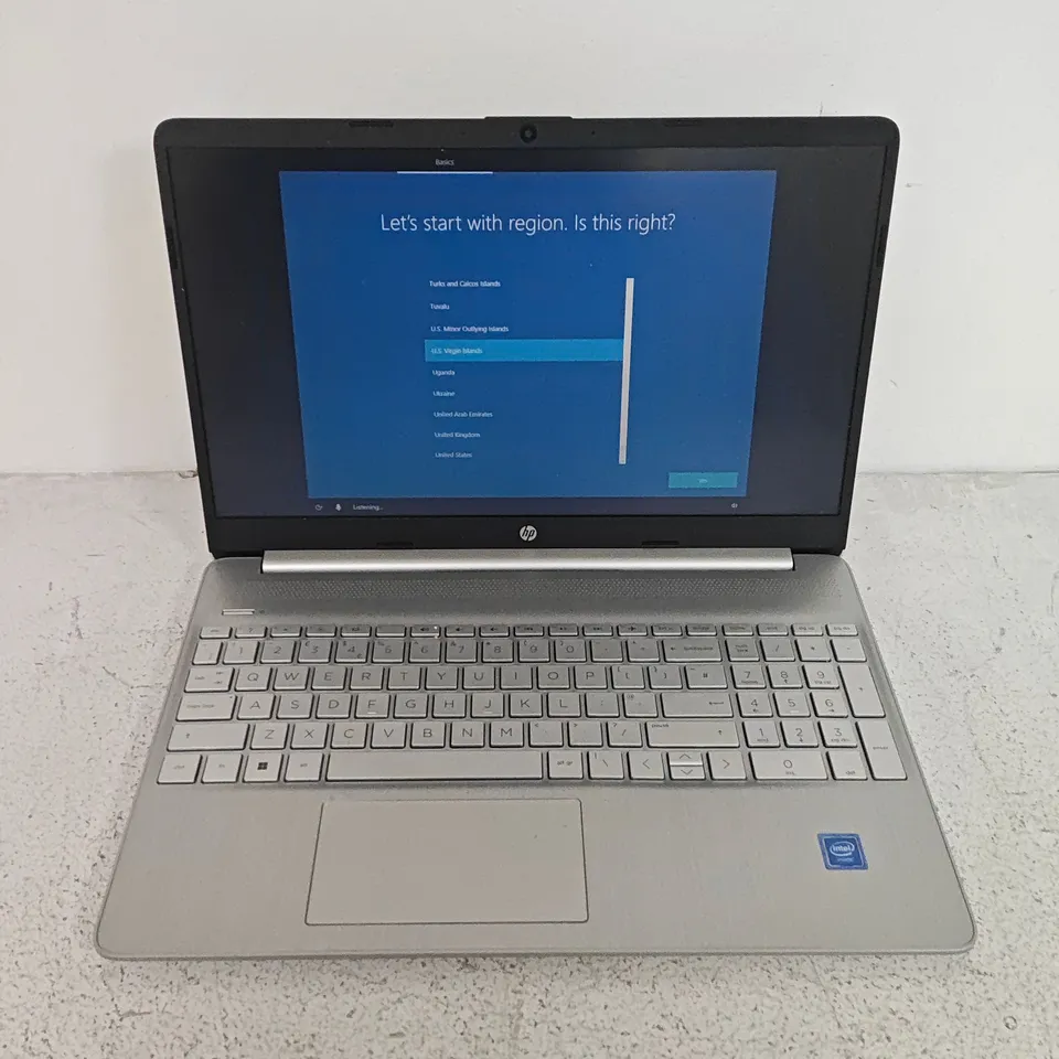 UNBOXED HP INTEL INSIDE LAPTOP IN SILVER - RTL8821CE
