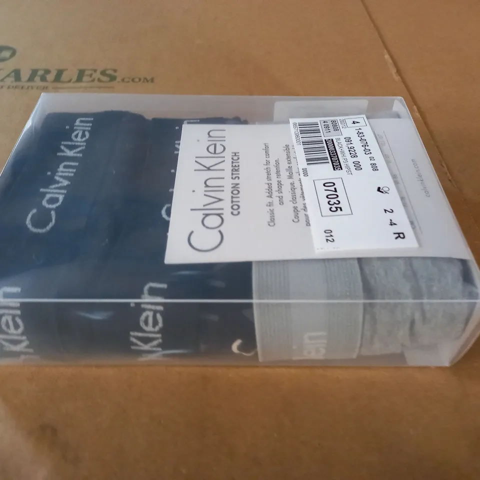 CALVIN KLEIN 3-PACK OF TRUNKS - S