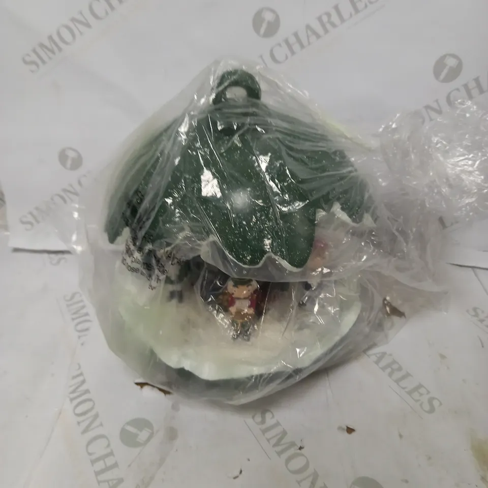 SANTAS EXPRESS PRE-LIT SPHERE WITH CHRISTMAS CHARACTER SCENE