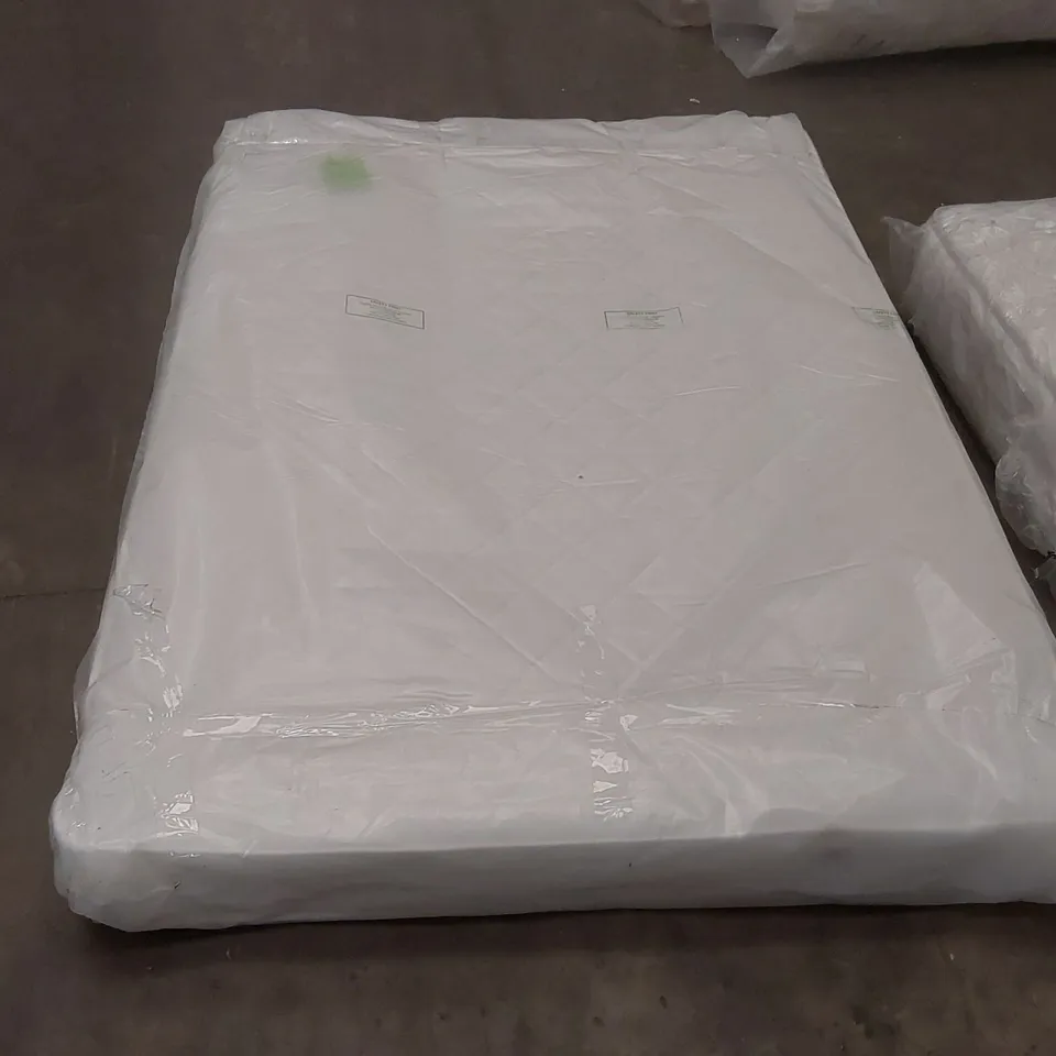 QUALITY BAGGED DOUBLE 135cm AIRSPRUNG LUXURY QUILTED MEDIUM MATTRESS RRP £229