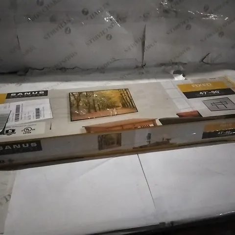 BOXED SANUS FIXED TV WALL MOUNT 