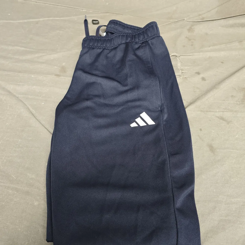 ADIDAS LOGO TRACKSUIT BOTTOMS - SIZE M