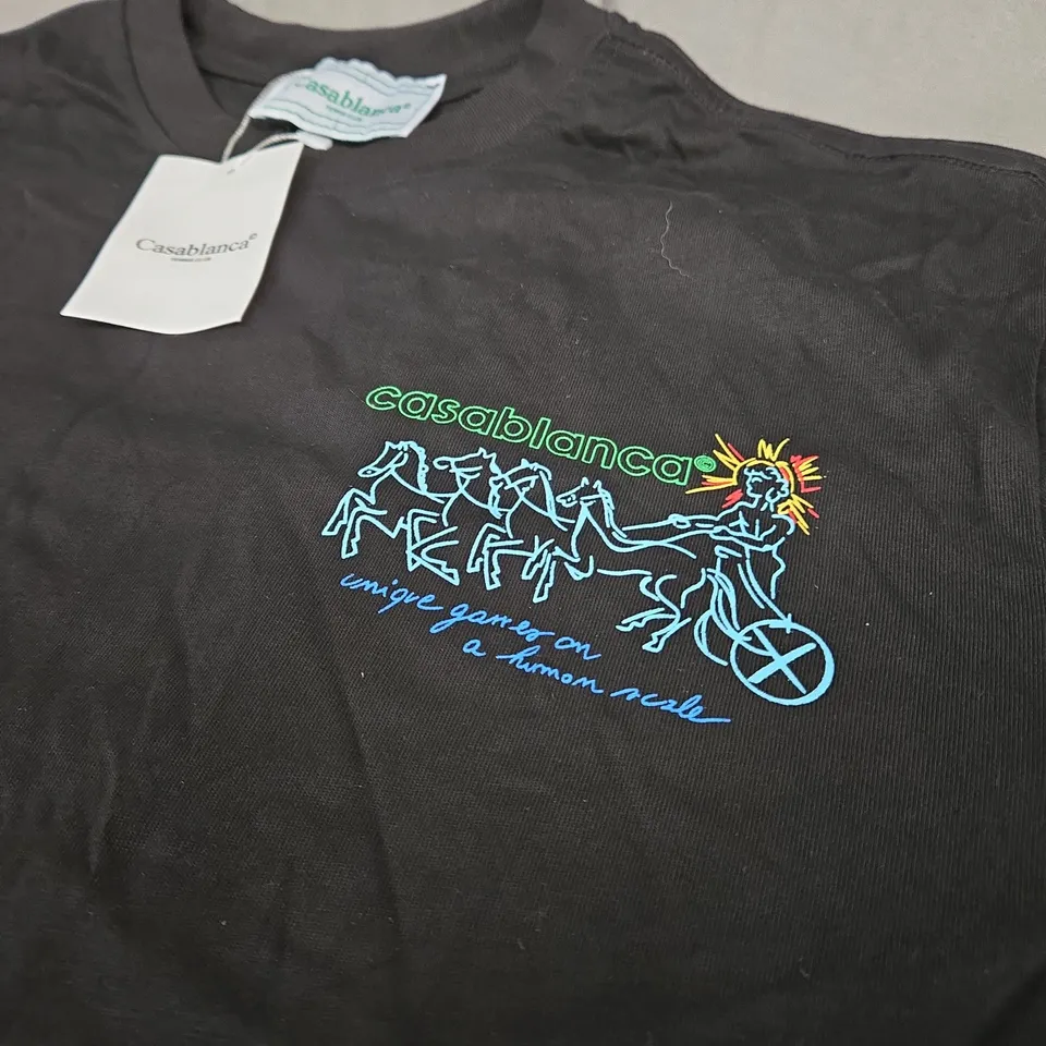 CASABLANCA TENNIS CLUB GRAPHIC T-SHIRT SIZE UNSPECIFIED