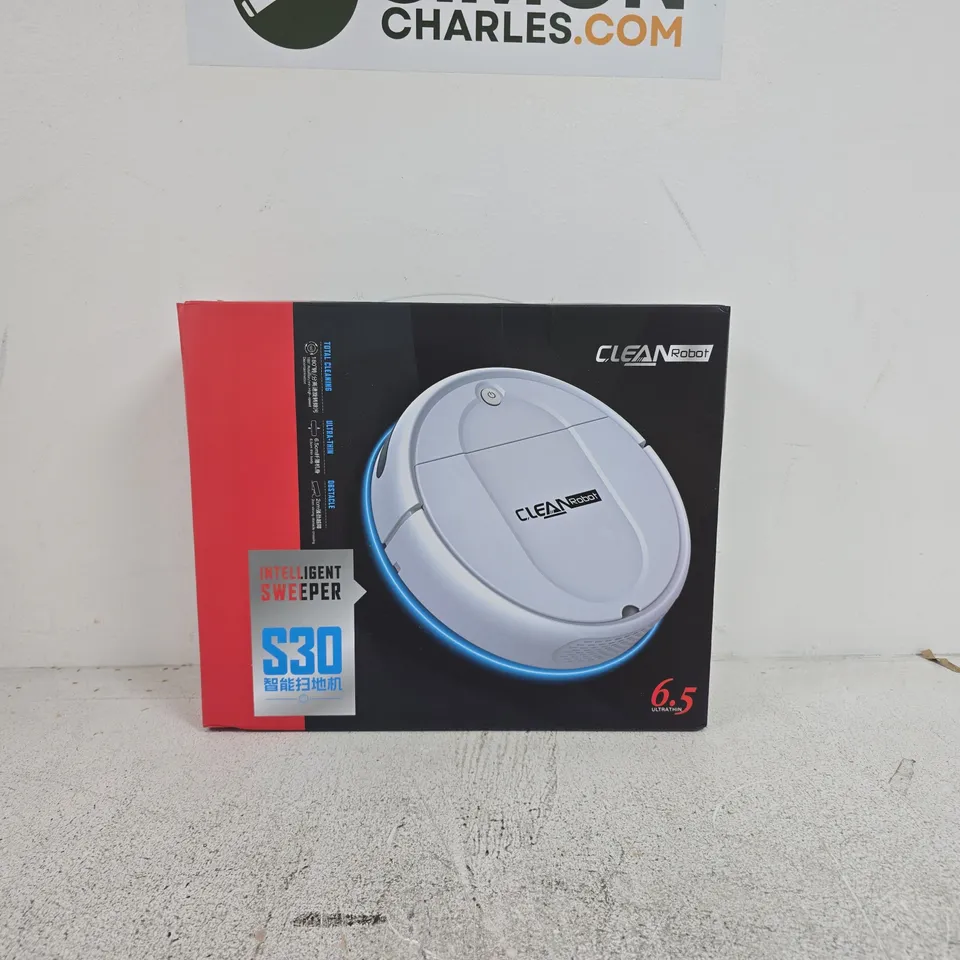 ROBOT VACUUM CLEANER S30 INTELLIGENT SWEEPER – BOXED