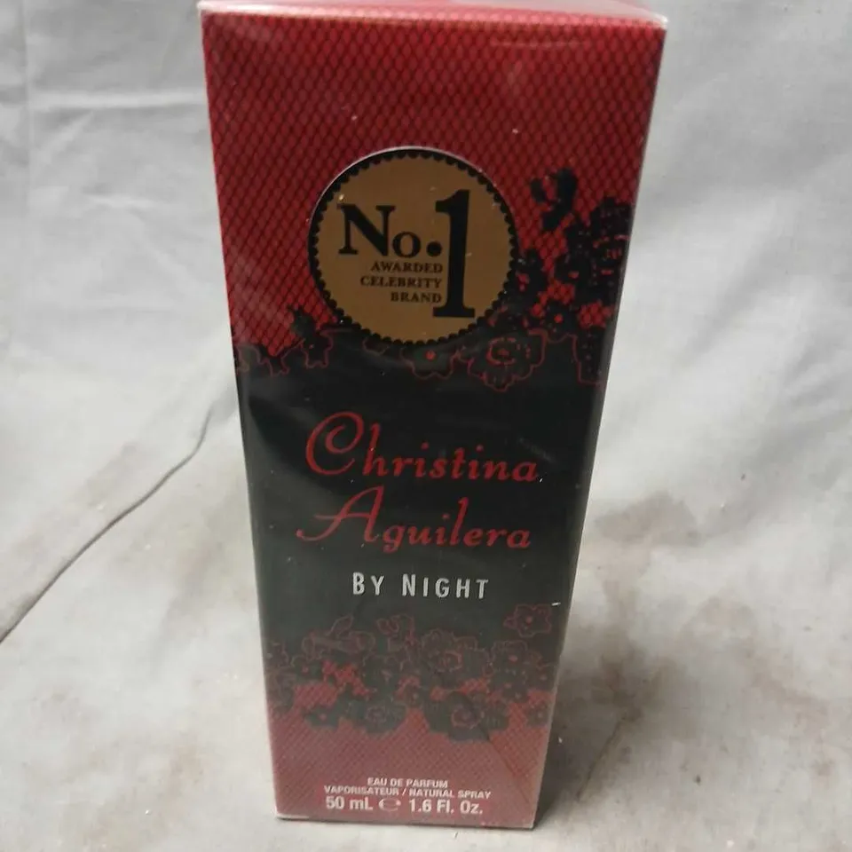 BOXED AND SEALED CHRISTINA AGUILERA BY NIGHT EAU DE PARFUM 50ML